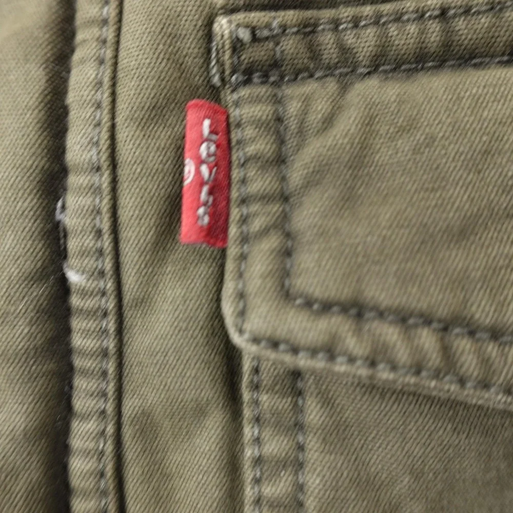 NEW Levis Jacket Mens XL Green Hooded Military‎ Canvas Sherpa Lined Outdoor Coat